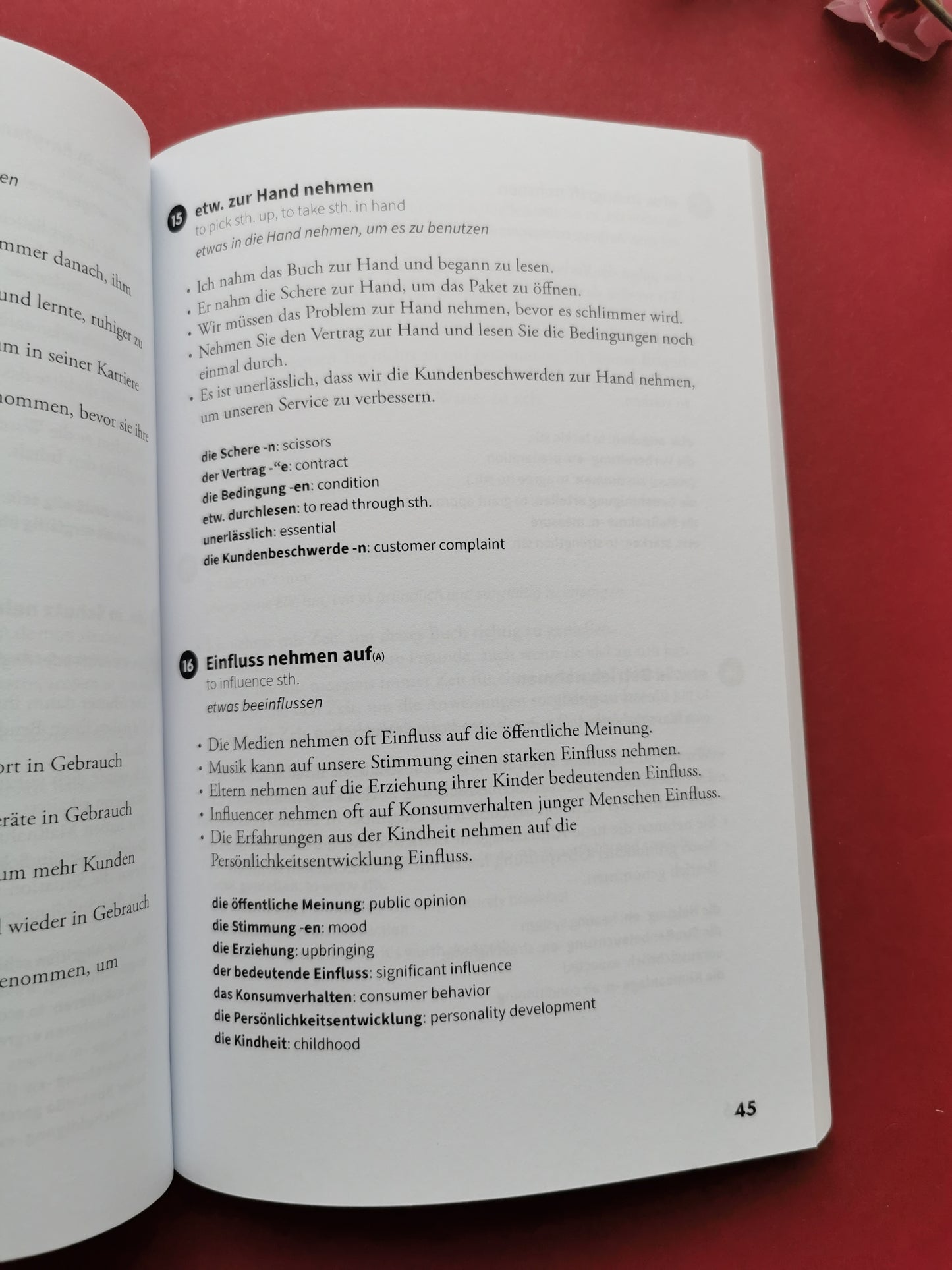 Nomen-Verb-Verbindungen B1 - C1