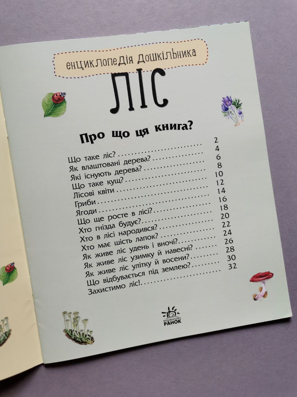 Енциклопедія дошкільника (нова) : Ліс