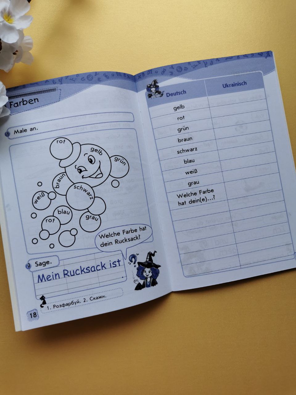 Нім. мова. Deutsch mit Spass. Словник Witziges vokabelheft. 1. Stuf (Укр)/Відьмочка