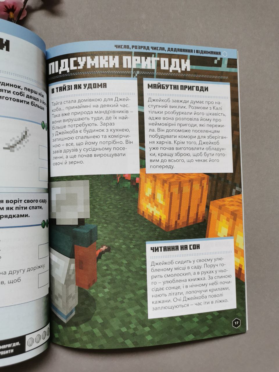 MINECRAFT Математика. Офіційний посібник. 6-7 років