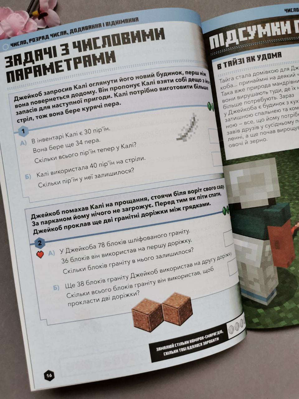 MINECRAFT Математика. Офіційний посібник. 6-7 років