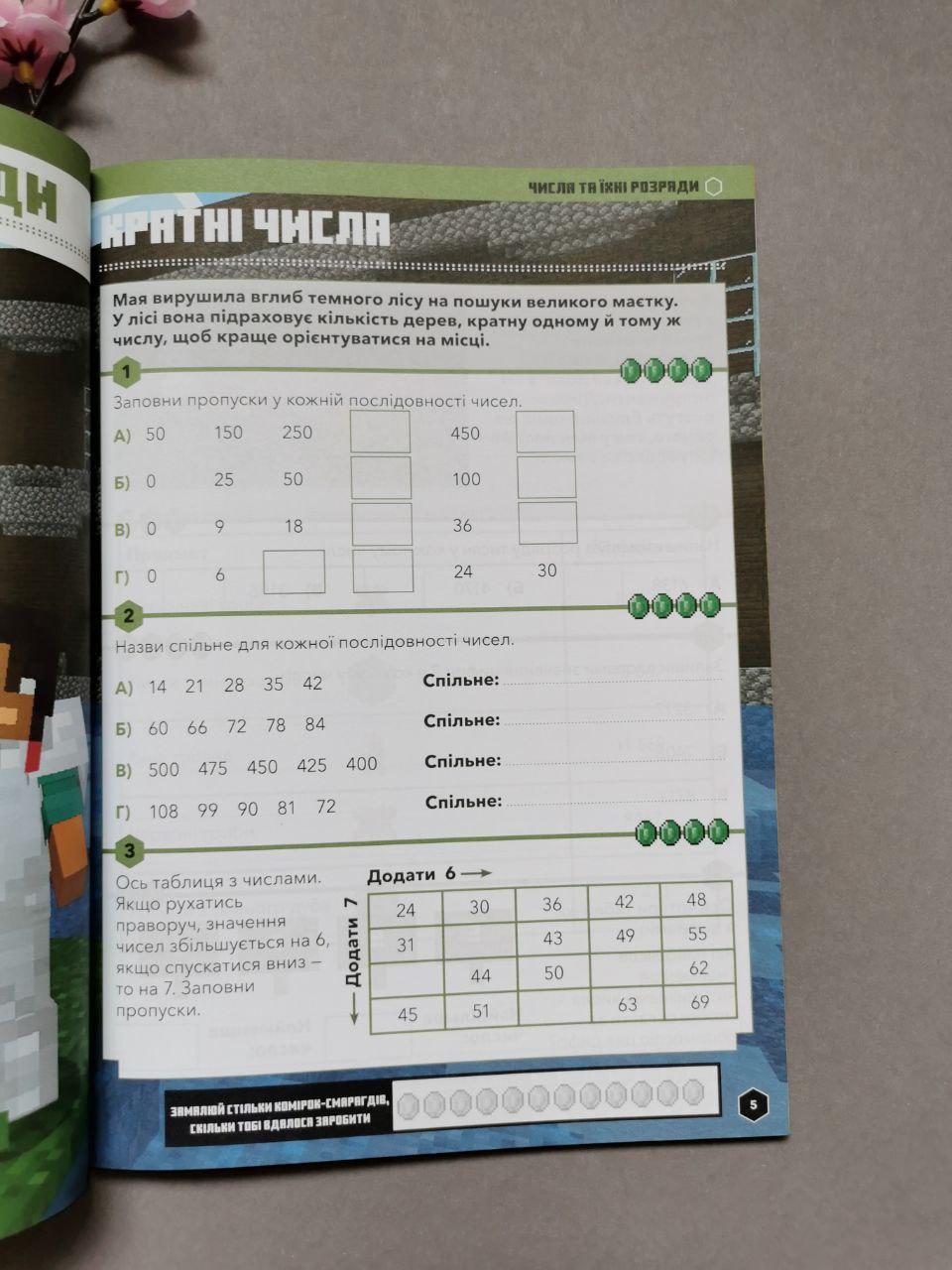 MINECRAFT Математика. Офіційний посібник. 8-9 років