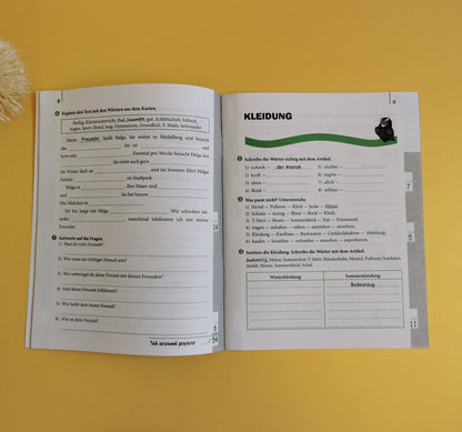 НІМ. мова. ЗОШИТ з лексичними вправами 5 кл. Einfaches Vokabellernen